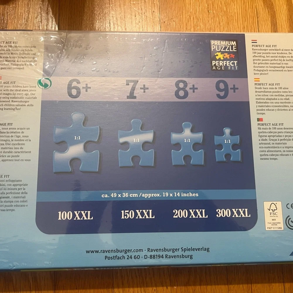 Ravensburger map puzzle